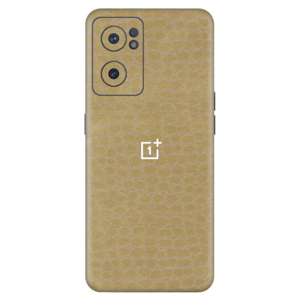 Crocodile Leather Gold